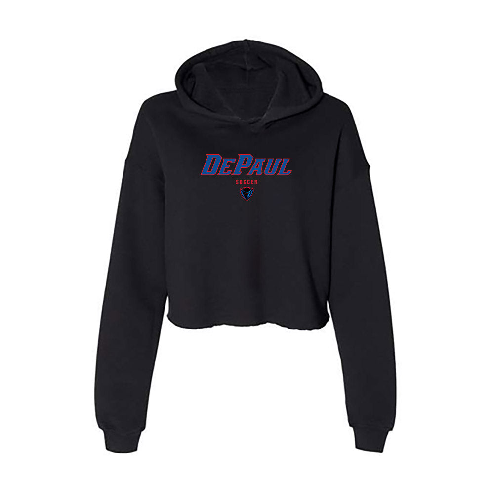 DePaul - NCAA Men's Soccer : Daniel Hickiewicz - Classic Shersey Women's Crop Fleece Hoodie-0