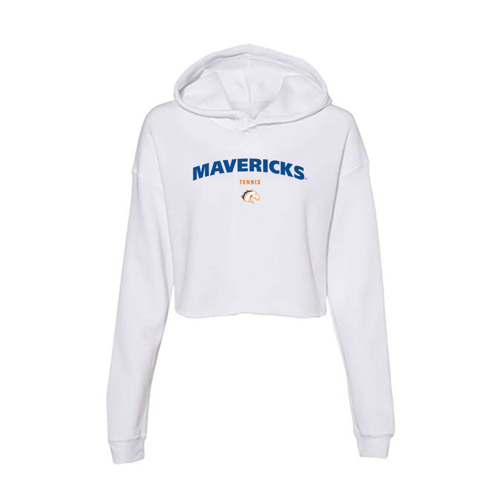 Texas Arlington - NCAA Men's Tennis : Ayden Nyanasimeibi - Women's Crop Fleece Hoodie-0