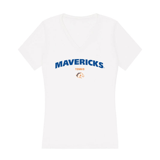 Texas Arlington - NCAA Men's Tennis : Ayden Nyanasimeibi - Women's V-Neck T-Shirt-0