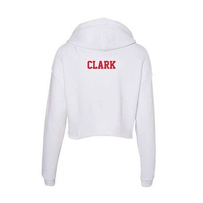 Fresno State - NCAA Women's Swimming & Diving : Ryley Clark - Women's Crop Fleece Hoodie-1