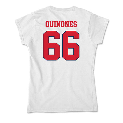 Fresno State - NCAA Football : Gino Quinones - Soft Style Women’s T-Shirt-1