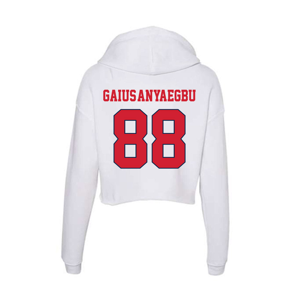 Fresno State - NCAA Football : Dallas Gaius-Anyaegbu - Women's Crop Fleece Hooded Sweatshirt-1