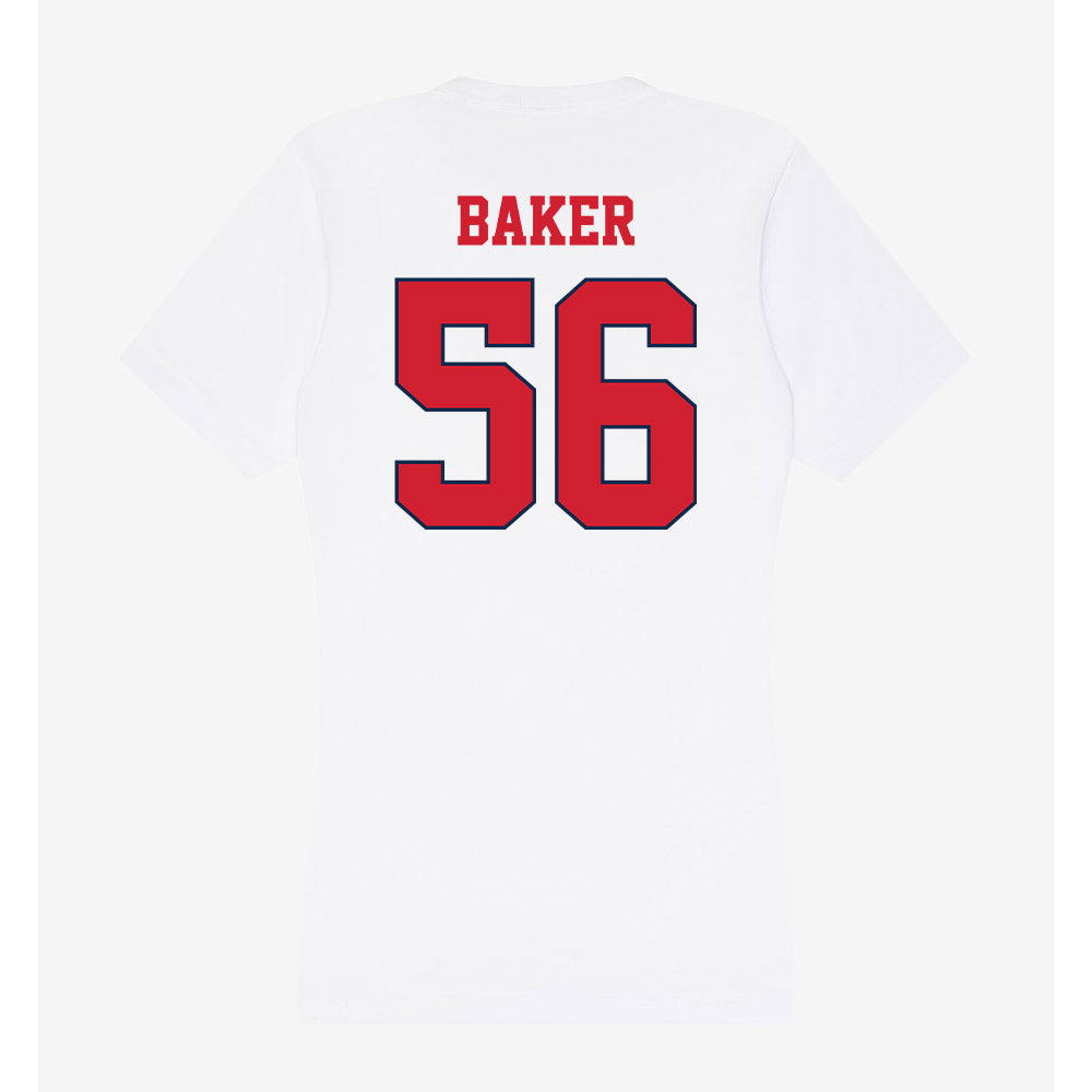Fresno State - NCAA Football : Ben Baker - Women's V-Neck T-Shirt-1