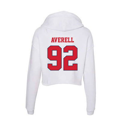 Fresno State - NCAA Football : Luke Averell - Women's Crop Fleece Hooded Sweatshirt-1