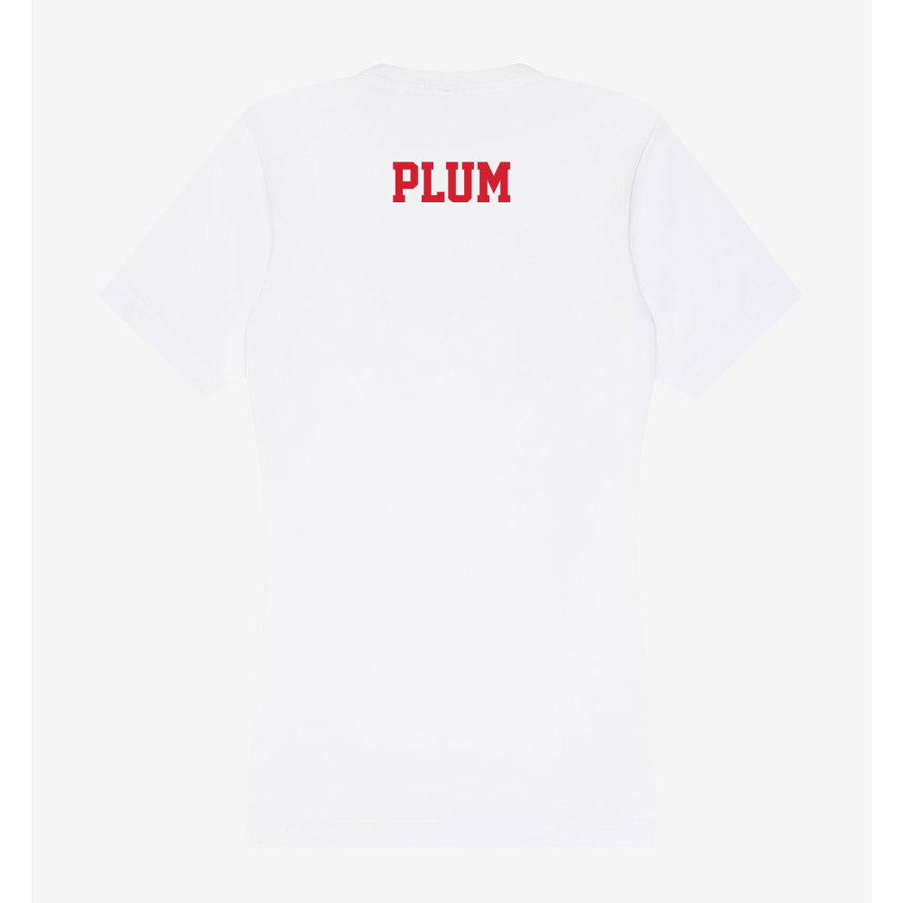 Fresno State - NCAA Equestrian : Eliza Plum - Women's V-Neck T-Shirt-1