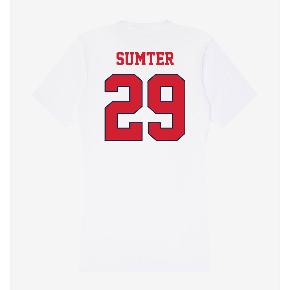 Fresno State - NCAA Football : Malakai Sumter - Women's V-Neck T-Shirt-1