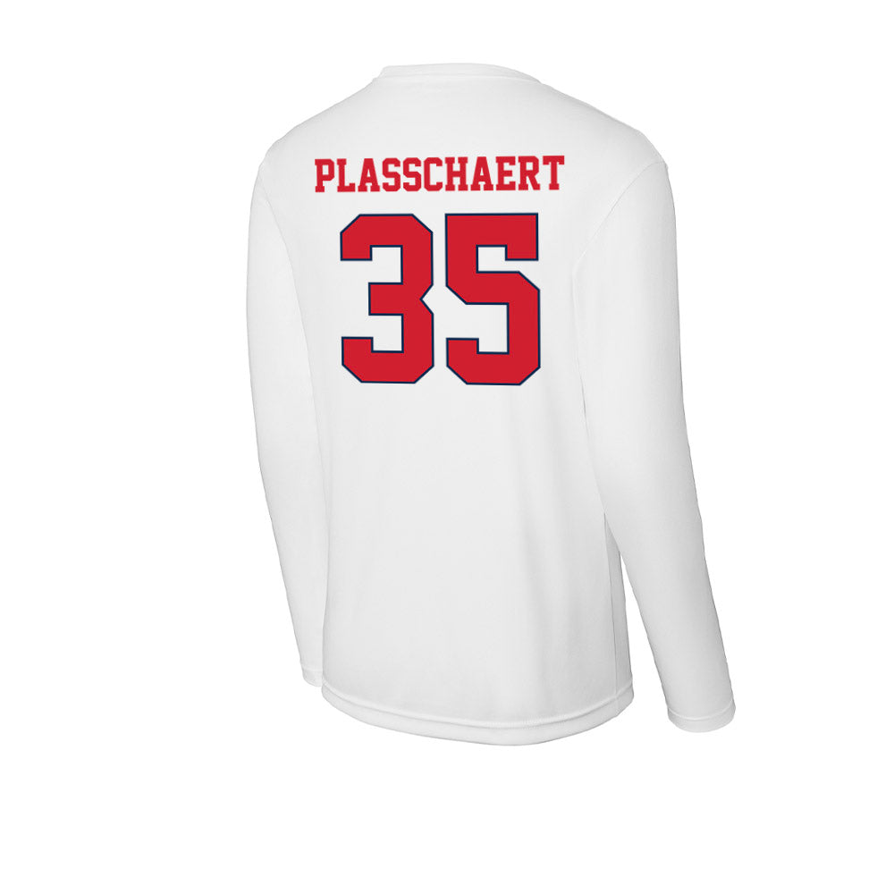 Fresno State - NCAA Baseball : Zach Plasschaert - Activewear Long Sleeve T-Shirt-1