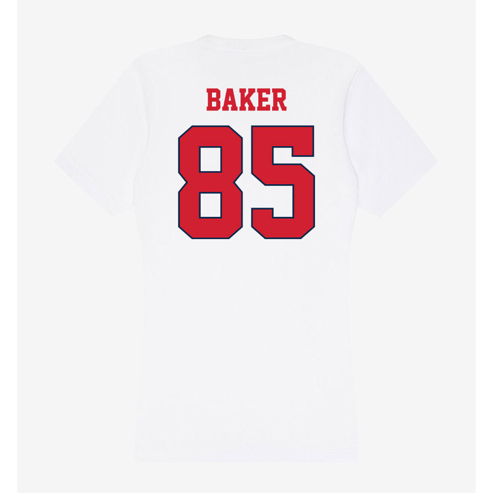 Fresno State - NCAA Football : Solomon Baker - Women's V-Neck T-Shirt-1