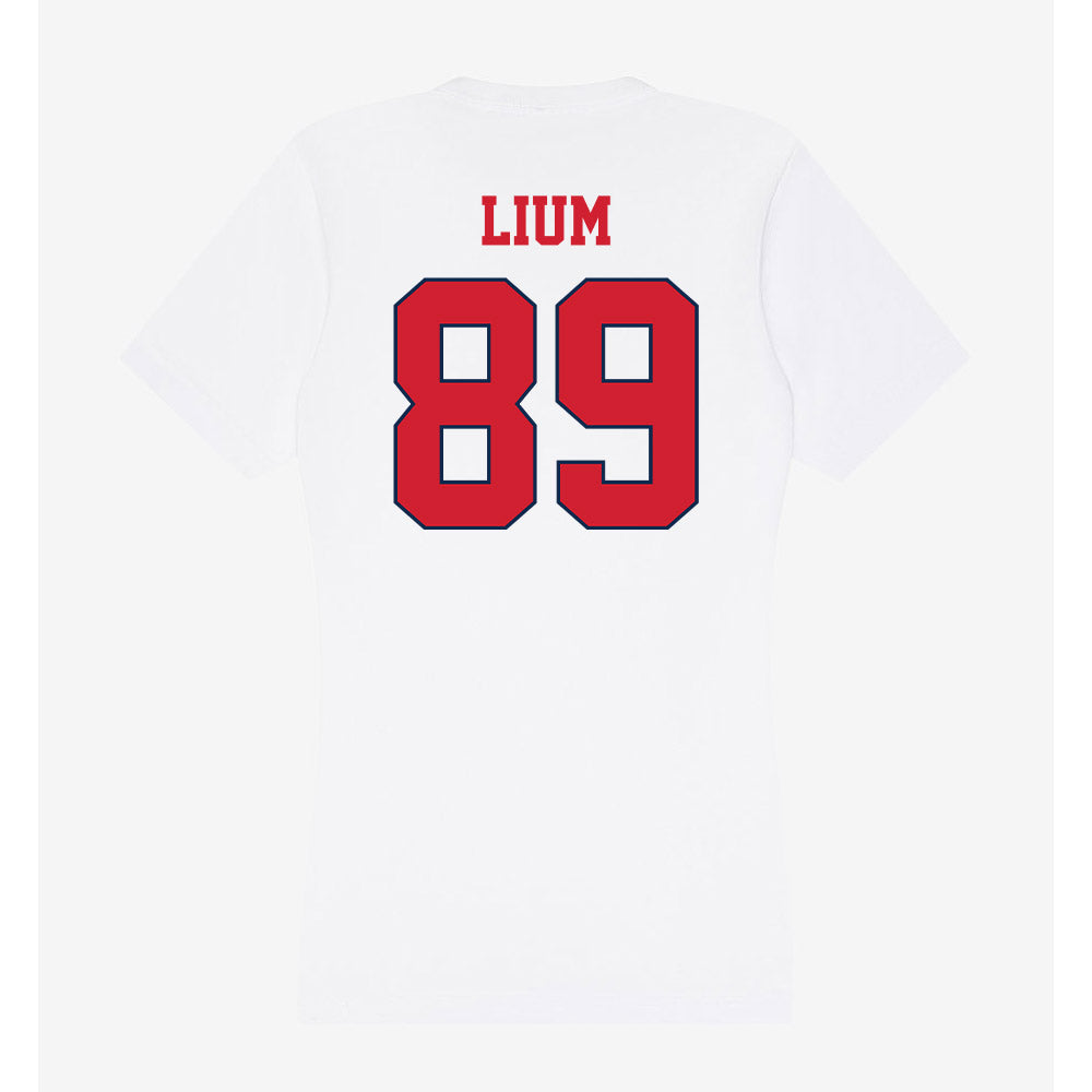 Fresno State - NCAA Football : Brock Lium - Women's V-Neck T-Shirt-1