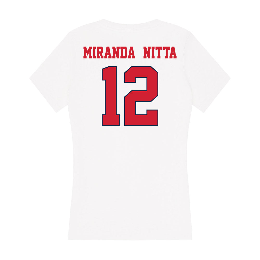 Fresno State - NCAA Softball : Kealani Miranda - Nitta - Women's V-Neck T-Shirt-1