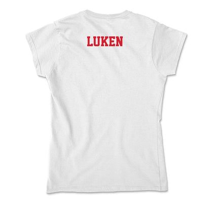 Fresno State - NCAA Women's Swimming & Diving : Clare Luken - Soft Style Women’s T-Shirt-1