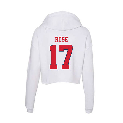 Fresno State - NCAA Football : Deagan Rose - Women's Crop Fleece Hoodie-1