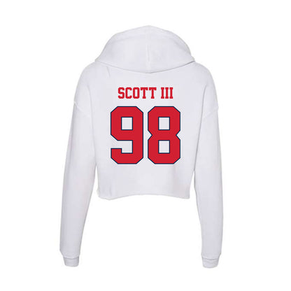 Fresno State - NCAA Football : Steven Scott III - Women's Crop Fleece Hoodie-1