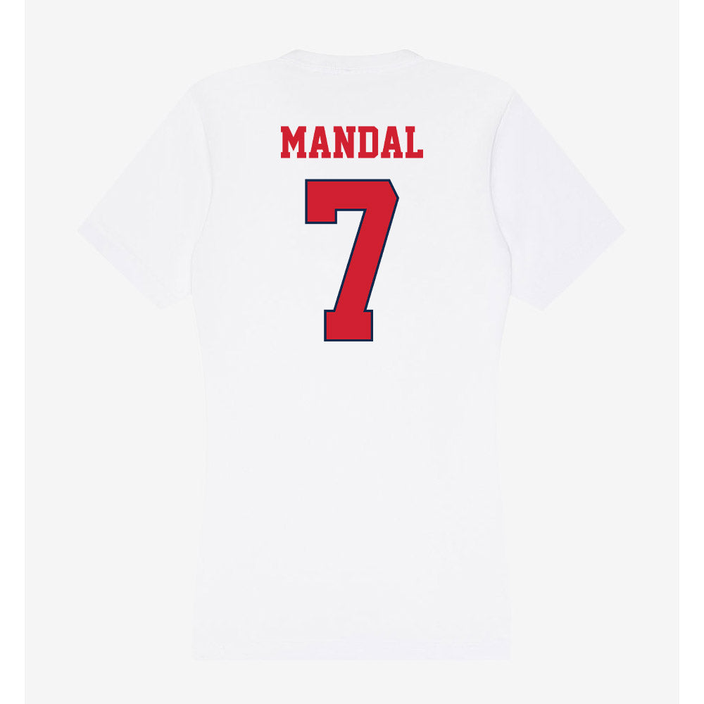 Fresno State - NCAA Football : Jayden Mandal - Women's V-Neck T-Shirt-1