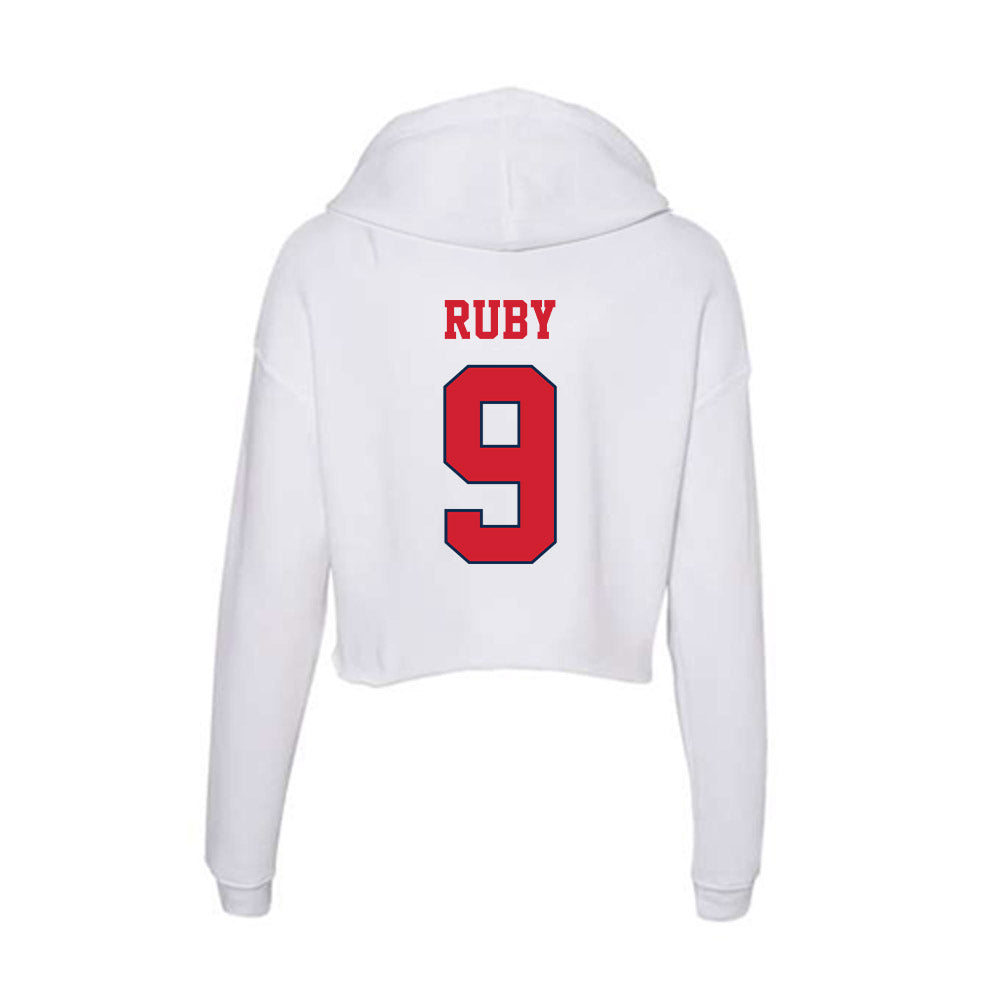 Fresno State - NCAA Baseball : Jett Ruby - Women's Crop Fleece Hoodie-1