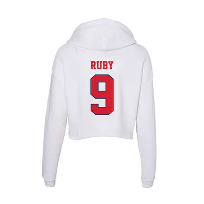 Fresno State - NCAA Baseball : Jett Ruby - Women's Crop Fleece Hoodie-1