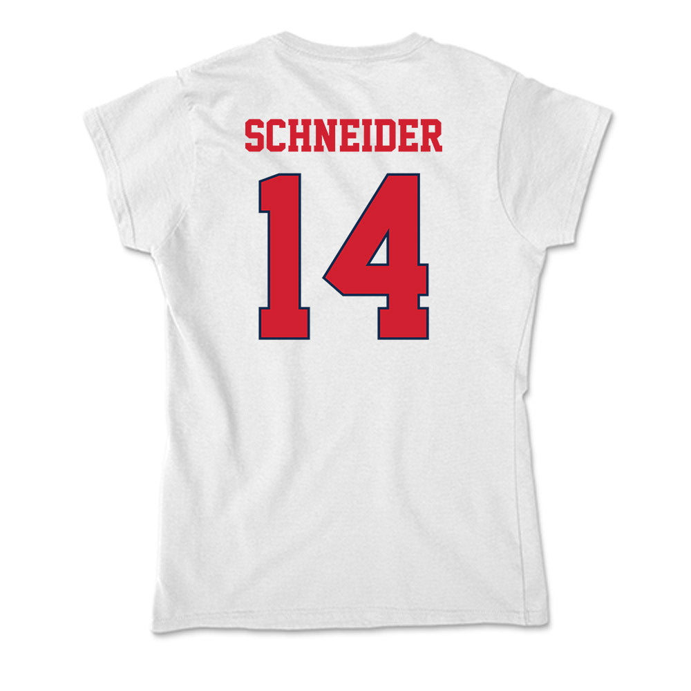 Fresno State - NCAA Baseball : Cam Schneider - Soft Style Women’s T-Shirt-1
