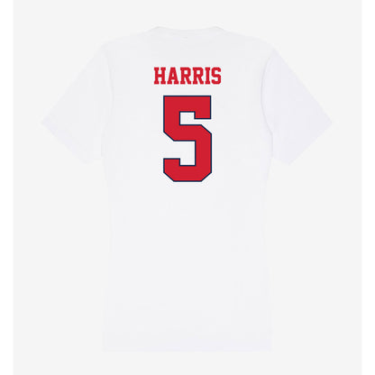 Fresno State - NCAA Football : Simeon Harris - Women's V-Neck T-Shirt-1