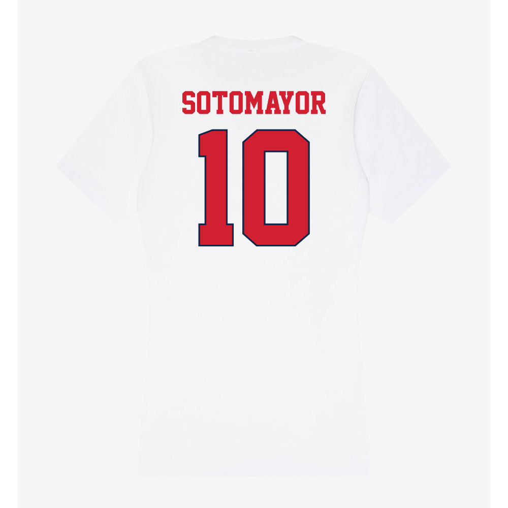 Fresno State - NCAA Baseball : Griffen Sotomayor - Women's V-Neck T-Shirt-1