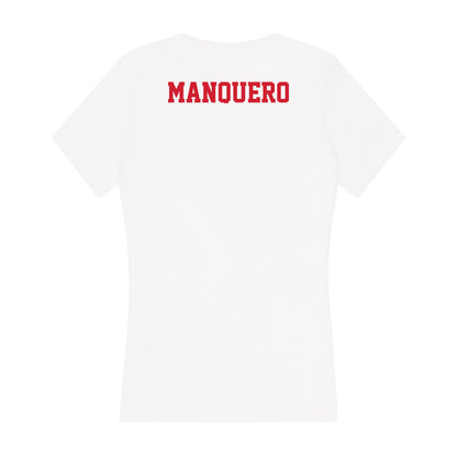 Fresno State - Dance Team : Angelina Manquero - Women's V-Neck T-Shirt-1