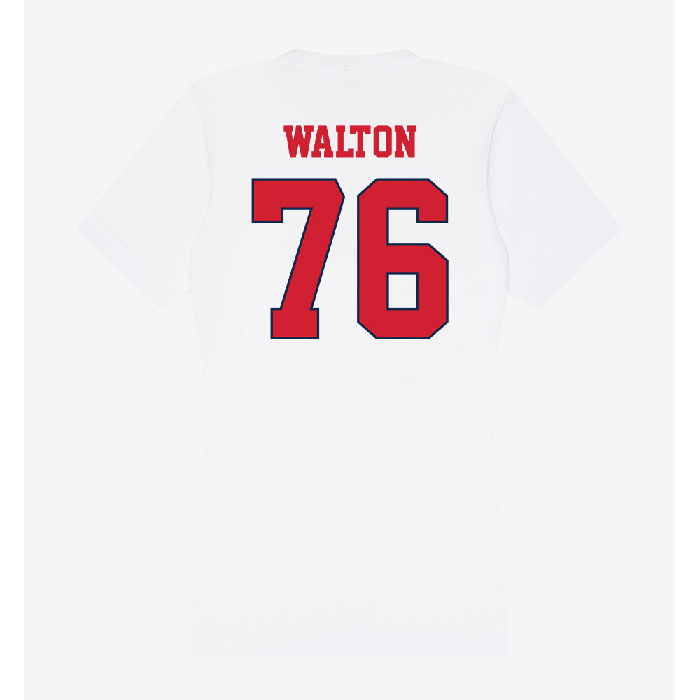 Fresno State - NCAA Football : Brayden Walton - Women's V-Neck T-Shirt-1