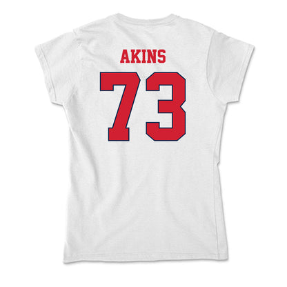 Fresno State - NCAA Football : Marsel Akins - Soft Style Women’s T-Shirt-1