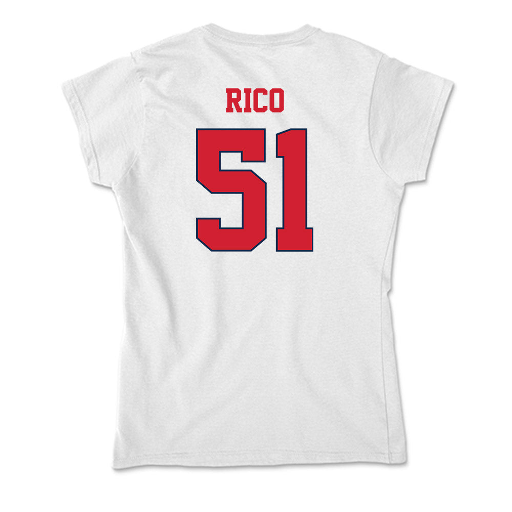 Fresno State - NCAA Baseball : Erik Rico - Soft Style Women’s T-Shirt-1