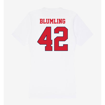 Fresno State - NCAA Football : Lucas Blumling - Women's V-Neck T-Shirt-1