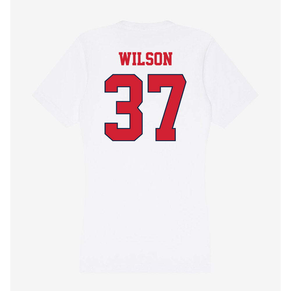 Fresno State - NCAA Football : Ryan Wilson - Women's V-Neck T-Shirt-1
