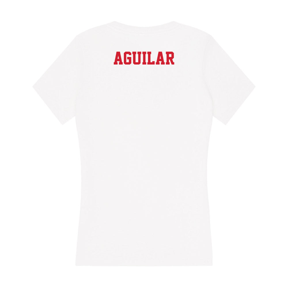 Fresno State - NCAA Cheerleading : Vanessa Aguilar - Women's V-Neck T-Shirt-1