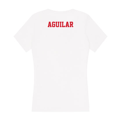 Fresno State - NCAA Cheerleading : Vanessa Aguilar - Women's V-Neck T-Shirt-1