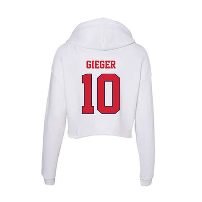 Fresno State - NCAA Softball : McKenna Gieger - Women's Crop Fleece Hoodie-1