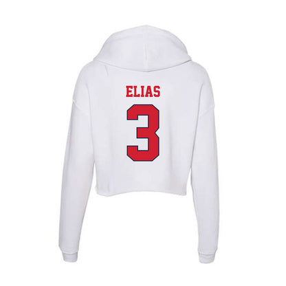 Fresno State - NCAA Softball : Natalie Elias - Women's Crop Fleece Hoodie-1