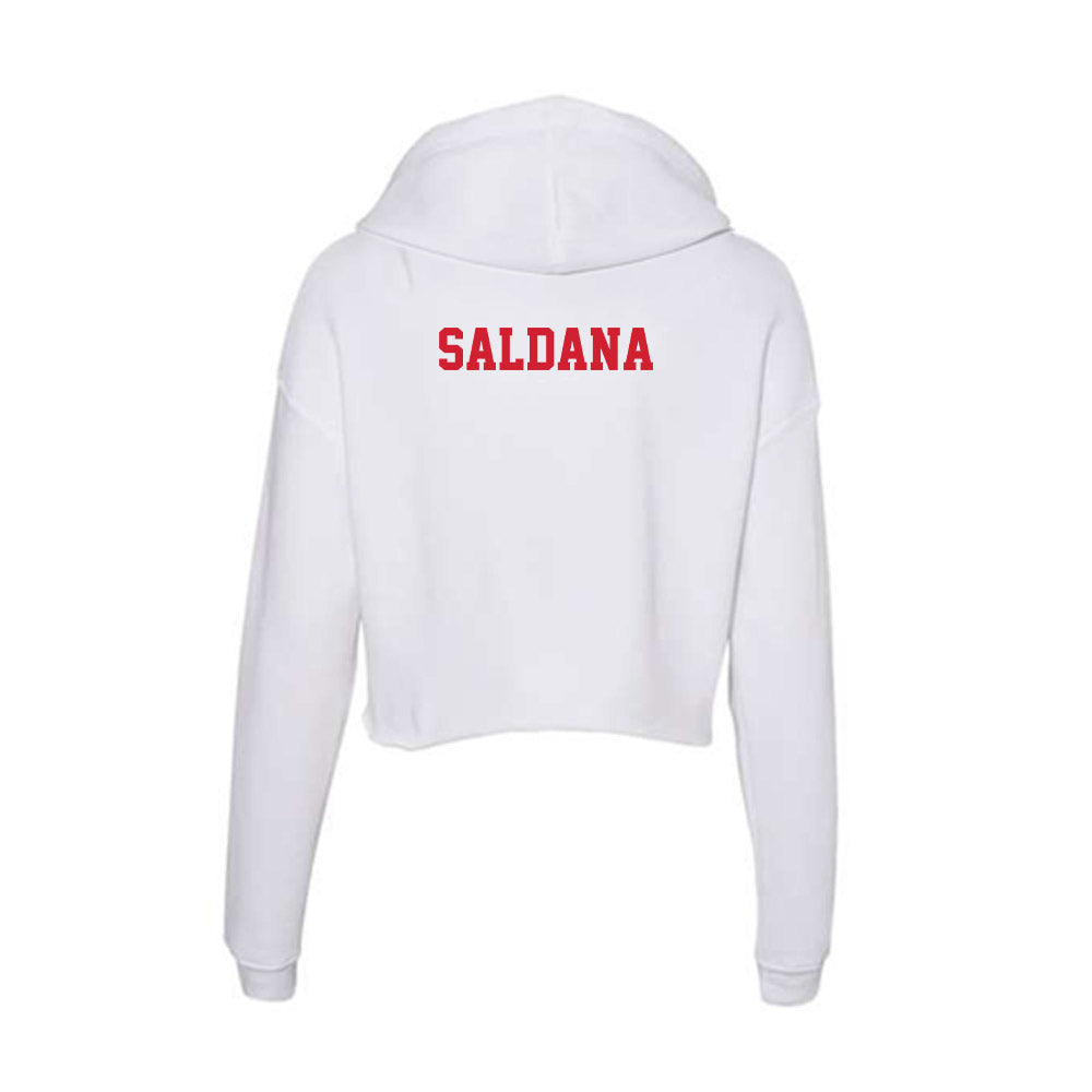 Fresno State - Dance Team : Alyssa Saldana - Women's Crop Fleece Hoodie-1