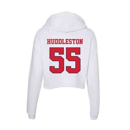 Fresno State - NCAA Football : Brendan Huddleston - Women's Crop Fleece Hoodie-1
