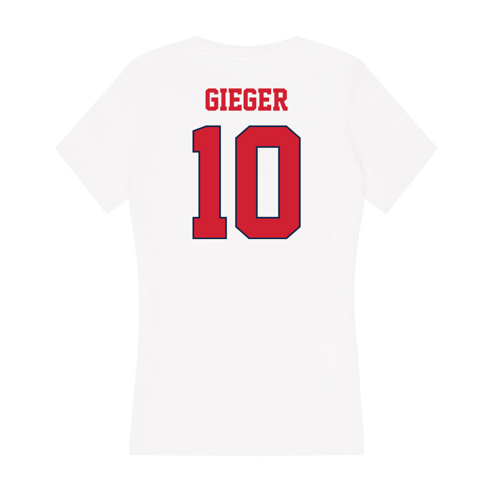 Fresno State - NCAA Softball : McKenna Gieger - Women's V-Neck T-Shirt-1