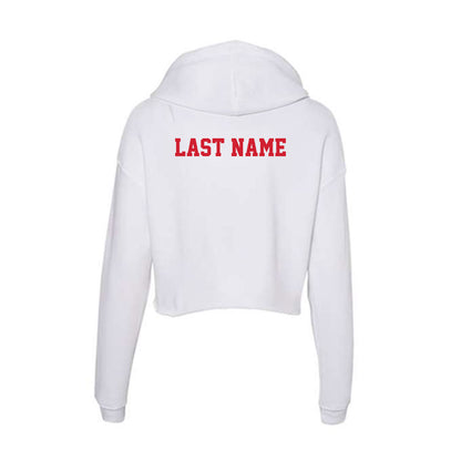 Fresno State - NCAA Cheerleading : Haley Smith - Women's Crop Fleece Hoodie-1