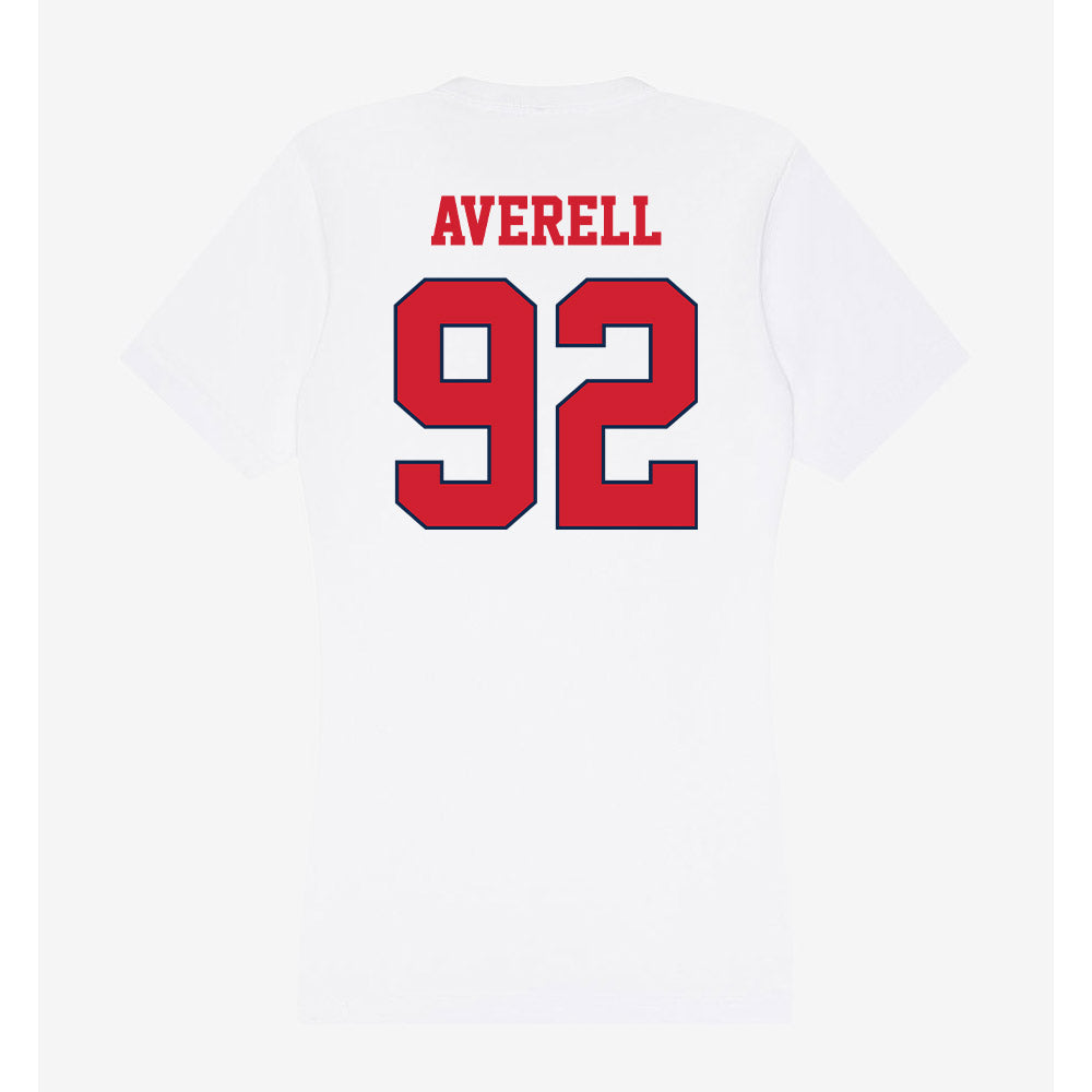 Fresno State - NCAA Football : Luke Averell - Women's V-Neck T-Shirt-1