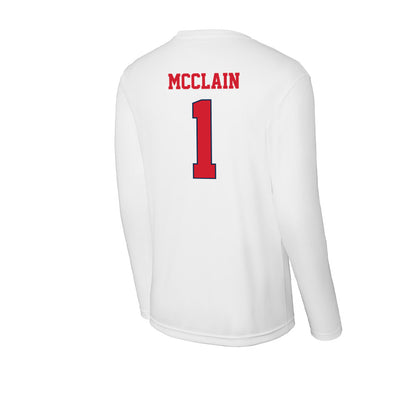 Fresno State - NCAA Football : Jahlil McClain - Activewear Long Sleeve T-Shirt-1