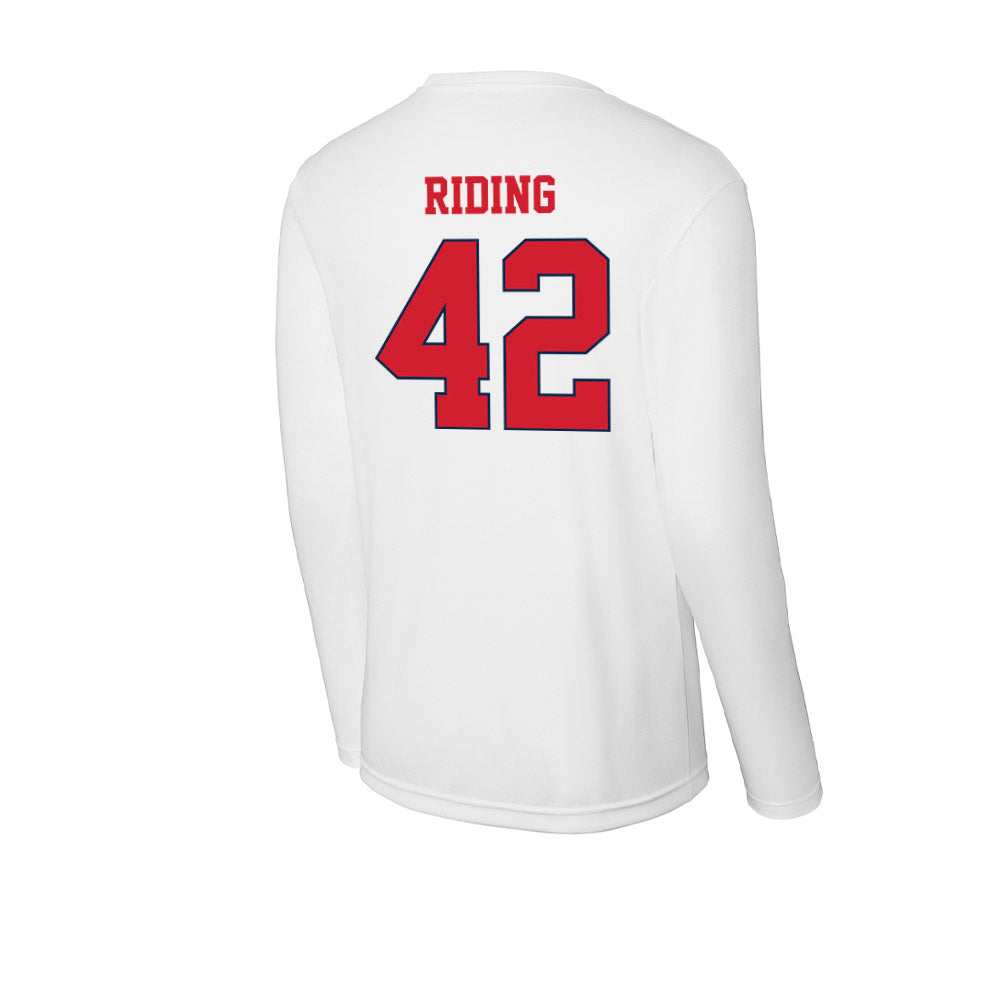 Fresno State - NCAA Baseball : Jake Riding - Activewear Long Sleeve T-Shirt-1