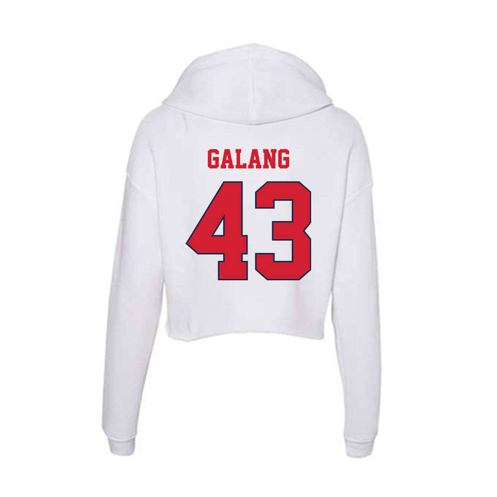 Fresno State - NCAA Baseball : Jared Galang - Women's Crop Fleece Hoodie-1
