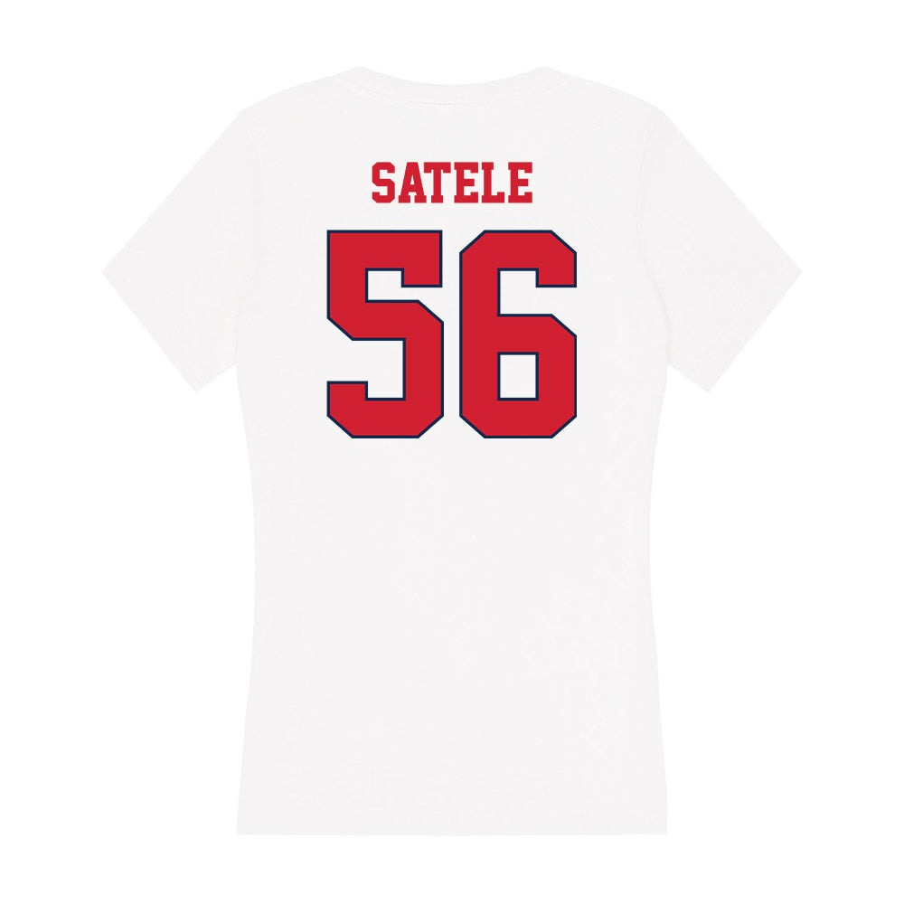 Fresno State - NCAA Football : Jairus Satele - Women's V-Neck T-Shirt-1