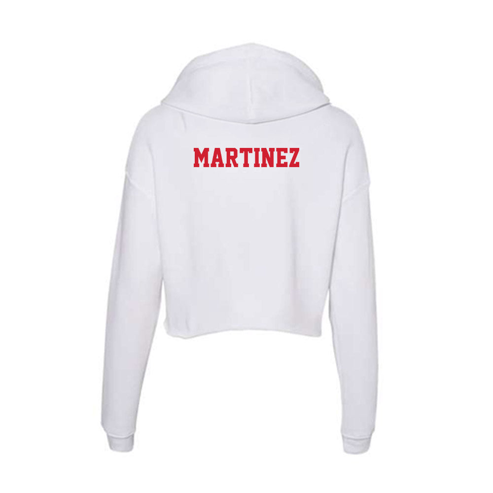 Fresno State - NCAA Cheerleading : Brianna Martinez - Women's Crop Fleece Hoodie-1