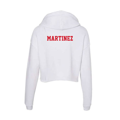 Fresno State - NCAA Cheerleading : Brianna Martinez - Women's Crop Fleece Hoodie-1