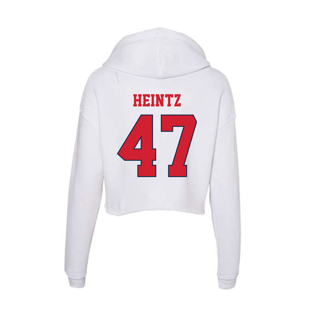 Fresno State - NCAA Baseball : Parker Heintz - Women's Crop Fleece Hoodie-1