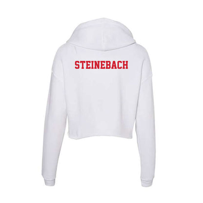 Fresno State - NCAA Women's Track & Field : Leonie Steinebach - Women's Crop Fleece Hoodie-1