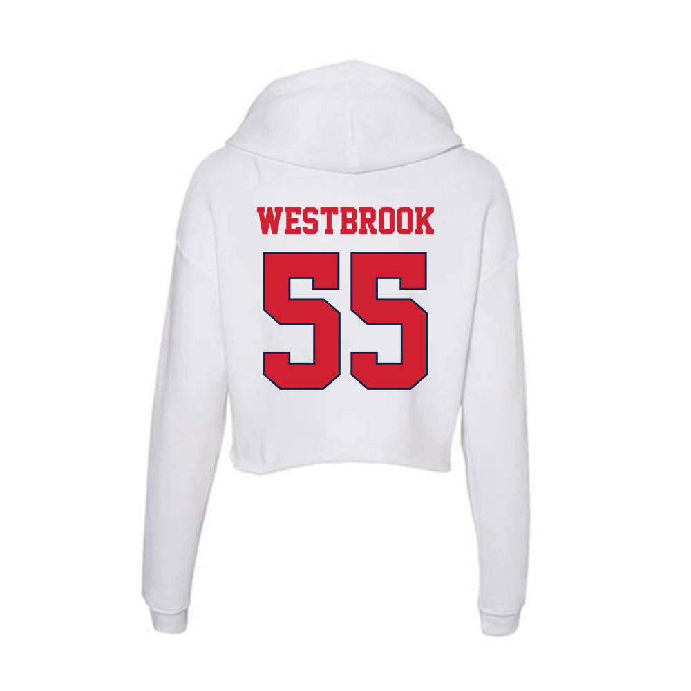 Fresno State - NCAA Softball : Tiara Westbrook - Women's Crop Fleece Hoodie-1