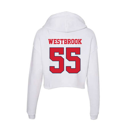 Fresno State - NCAA Softball : Tiara Westbrook - Women's Crop Fleece Hoodie-1