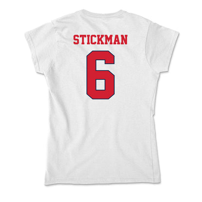 Fresno State - NCAA Men's Basketball : Dj Stickman - Soft Style Women’s T-Shirt-1
