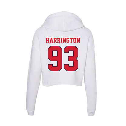 Fresno State - NCAA Football : Bryson Harrington - Women's Crop Fleece Hoodie-1